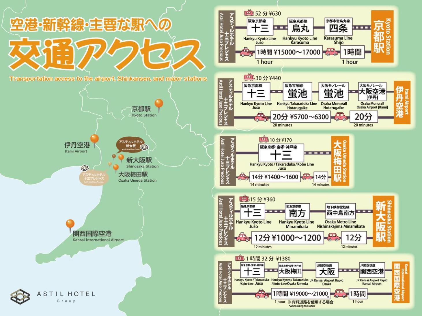 Astil Hotel Juso Precious Osaka Ngoại thất bức ảnh